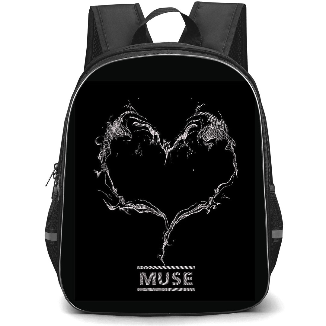 Muse Backpack StudentPack - Muse Heart On Black Background