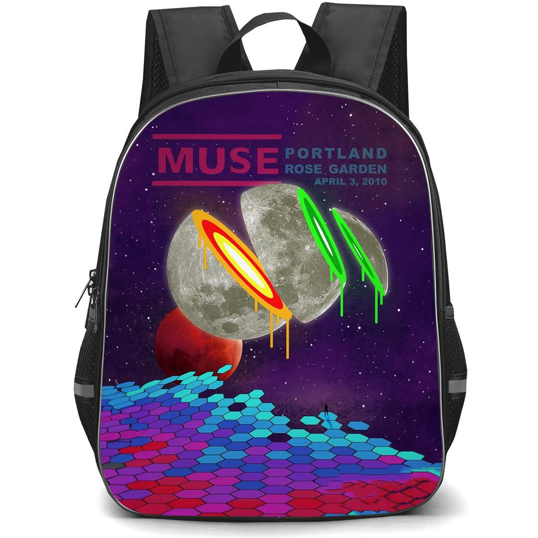 Muse Backpack StudentPack - Muse Portland Rose Garden Tour Poster