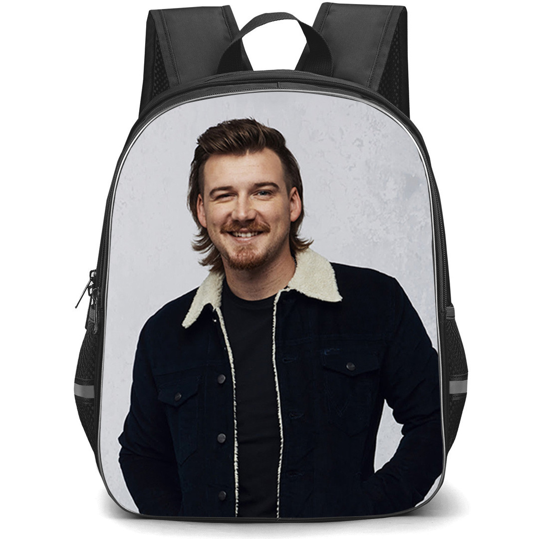 Morgan Wallen Backpack School Bag StudentPack - Morgan Wallen In Black Jacket Poster