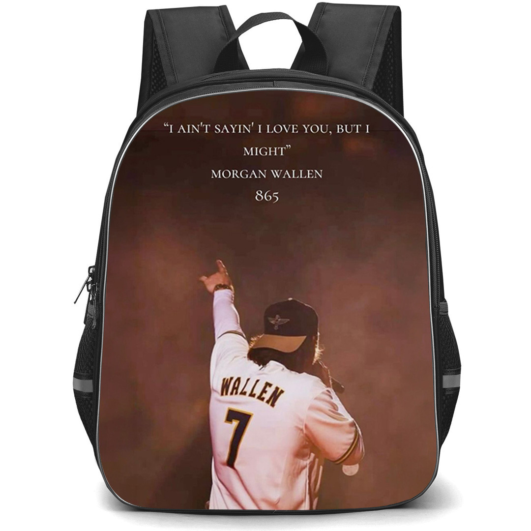 Morgan Wallen Backpack School Bag StudentPack - Morgan Wallen Quote Poster