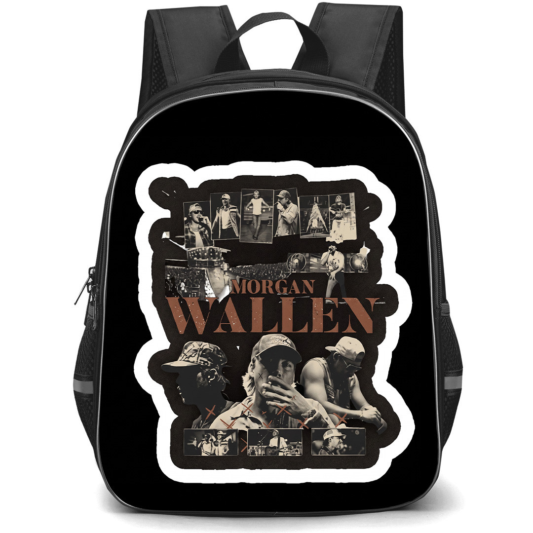 Morgan Wallen Backpack School Bag StudentPack - Morgan Wallen Still The Problem Tour 2026 Sticker