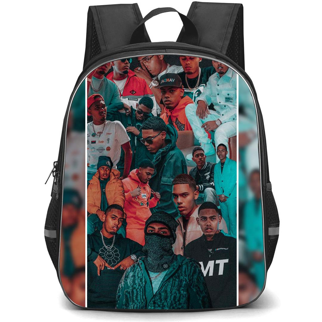 Myke Towers Backpack StudentPack - Myke Towers Collage Poster