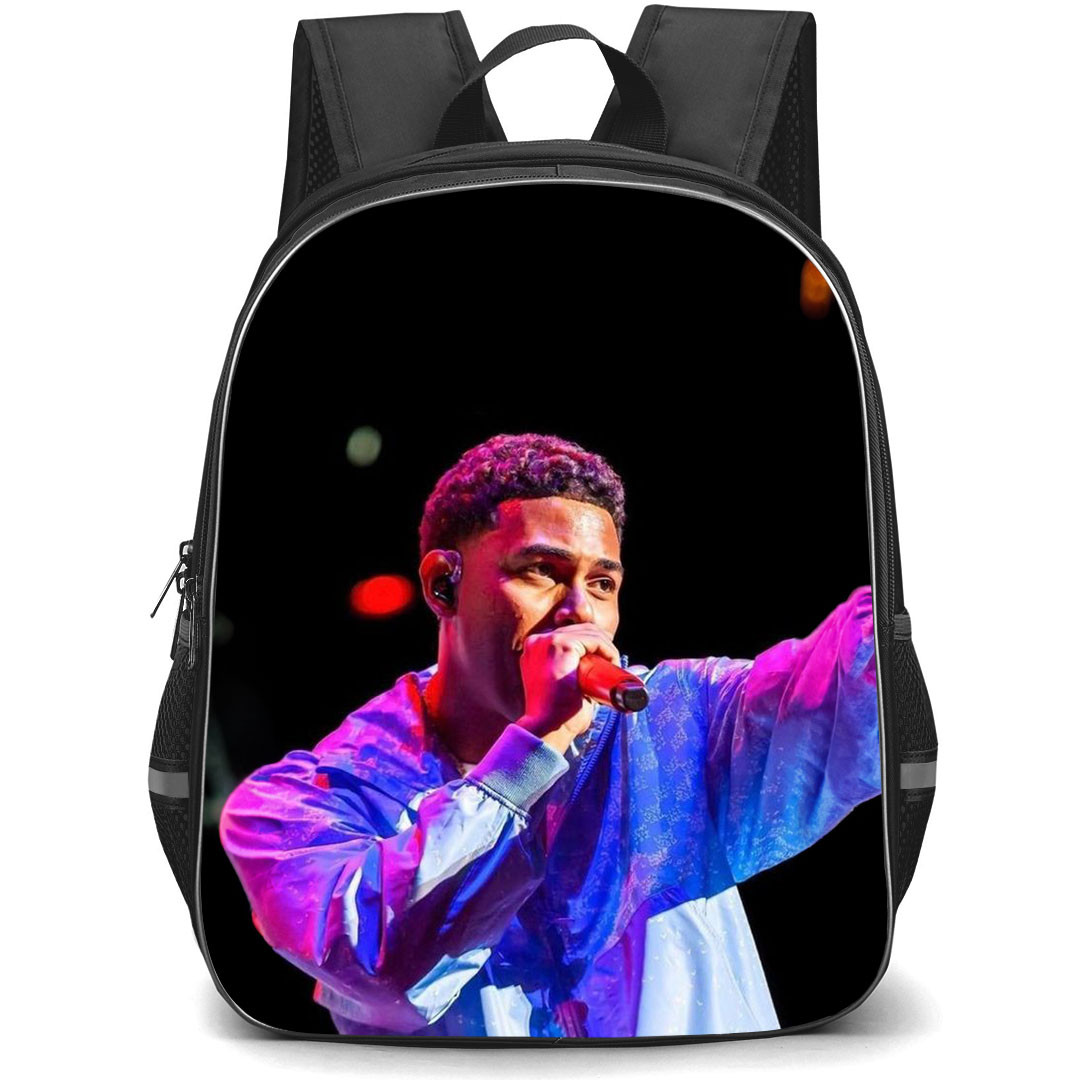 Myke Towers Backpack StudentPack - Myke Towers Singing Candid Poster