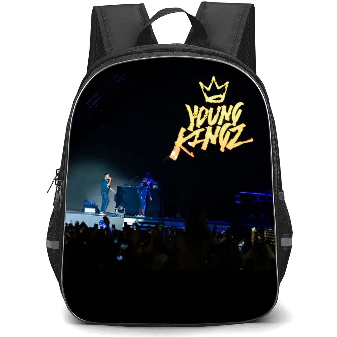 Myke Towers Backpack StudentPack - Myke Towers Young Kingz Concert Poster