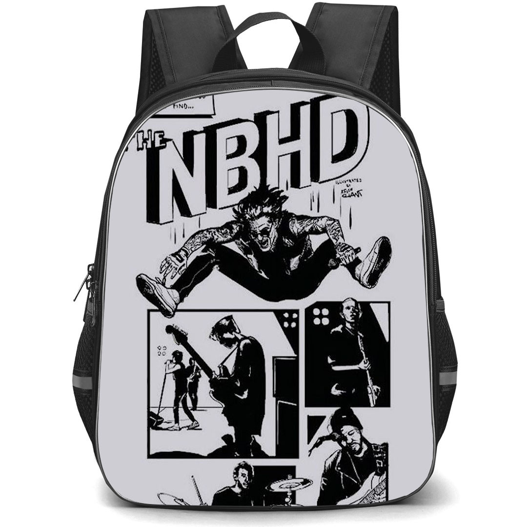 The Neighbourhood Backpack StudentPack - The Neighbourhood Comic Art On Gray Background Poster