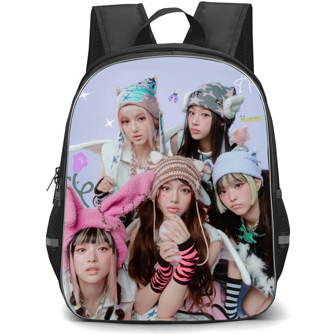New Jeans Hanni Backpack StudentPack - New Jeans Members Portrait New Hair New Tee