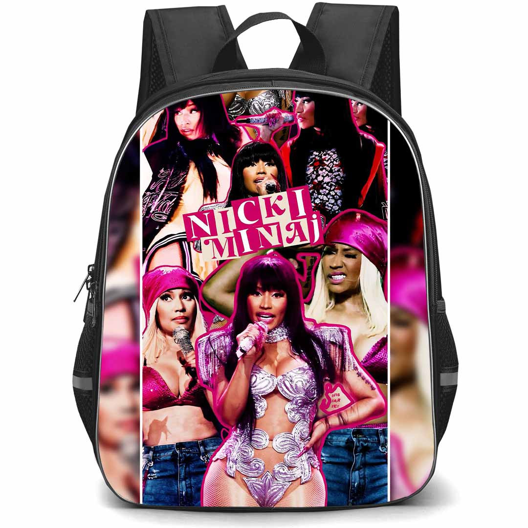 Nicki Minaj Backpack StudentPack - Nicki Minaj Pink Friday 2 Tour Collage Poster