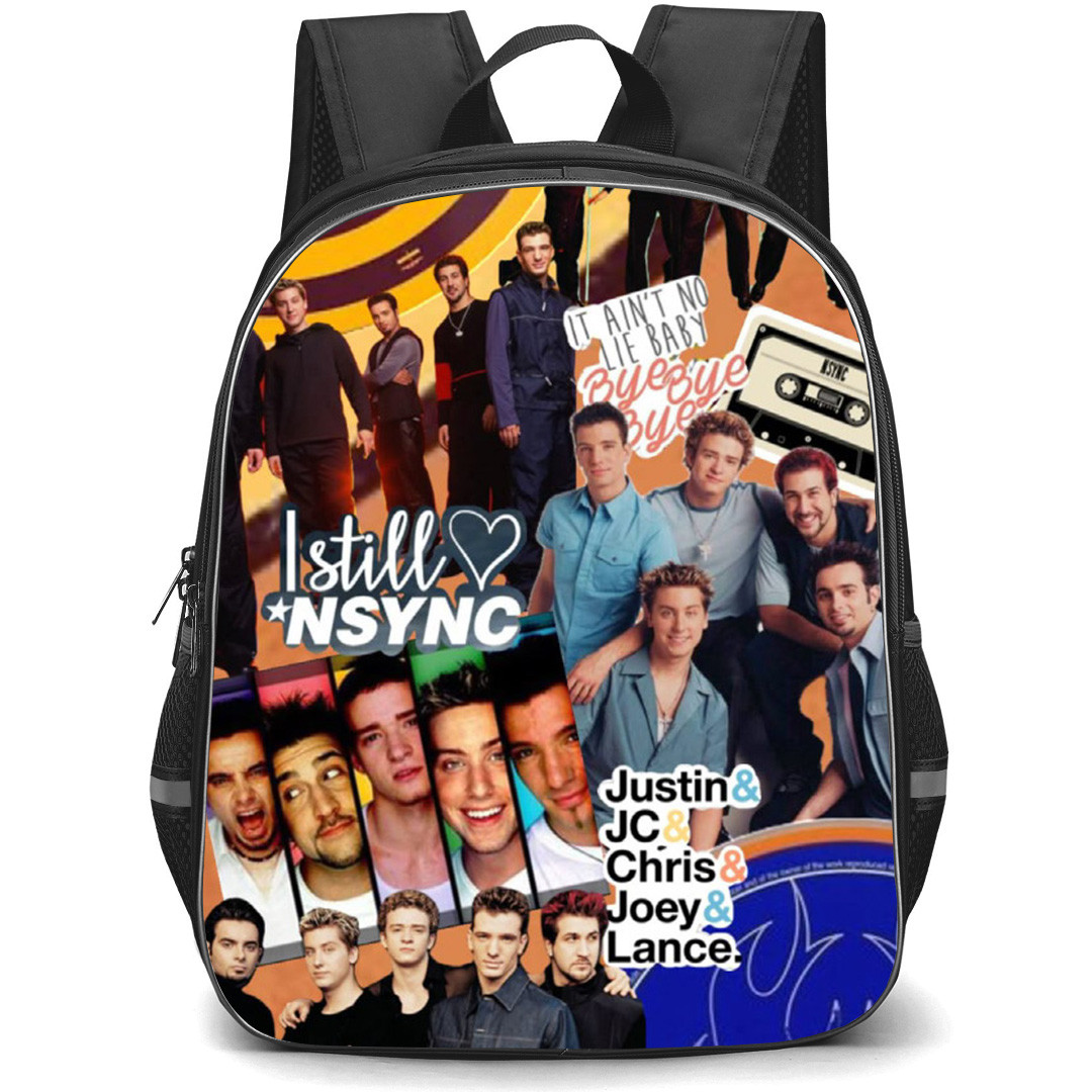 NSync Backpack School Bag StudentPack - It Aint No Lie Quote Collage