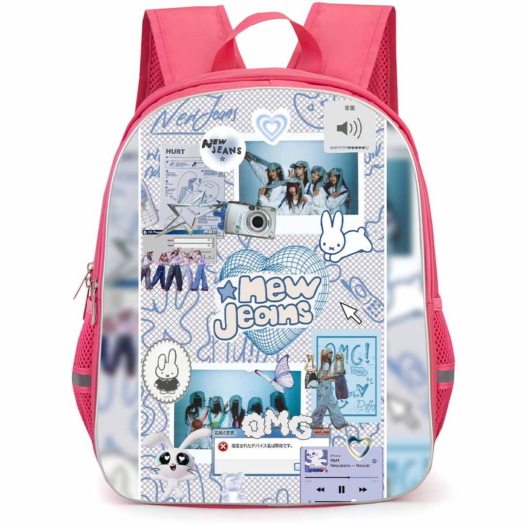 NewJeans Backpack StudentPack - NewJeans Meijis Shuffle Poster