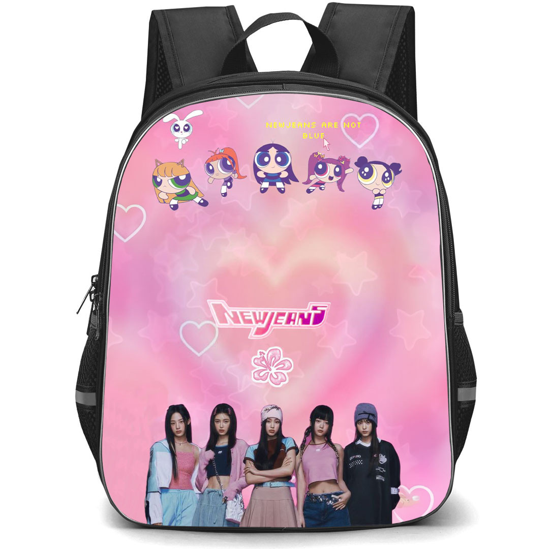 NewJeans Backpack StudentPack - NewJeans Are Not Blue Poster