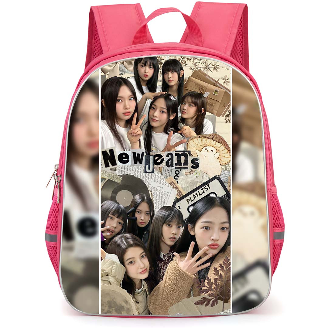 NewJeans Backpack StudentPack - NewJeans Portrait Collage
