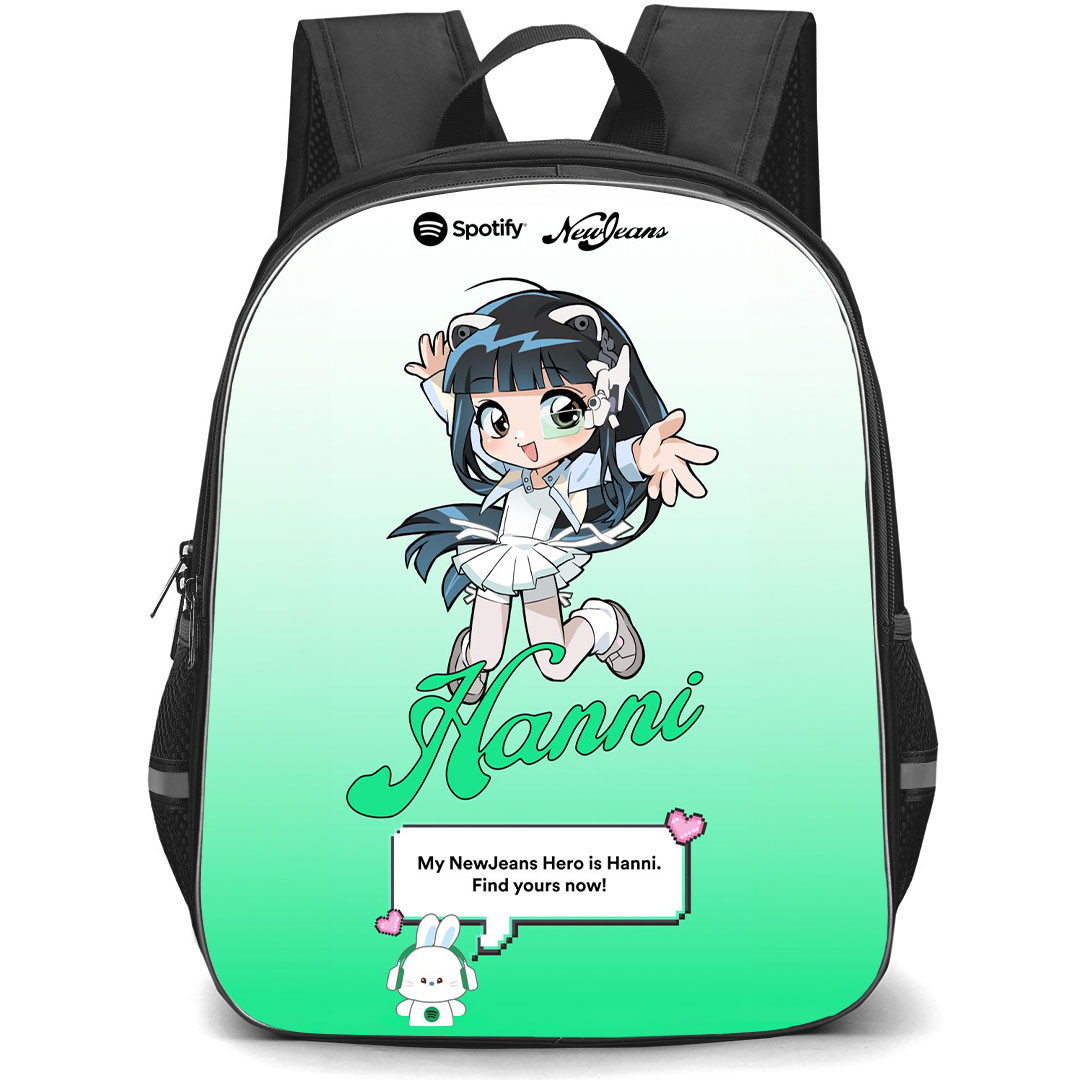NewJeans Backpack StudentPack - NewJeans Spotify Hanni Playlist Poster