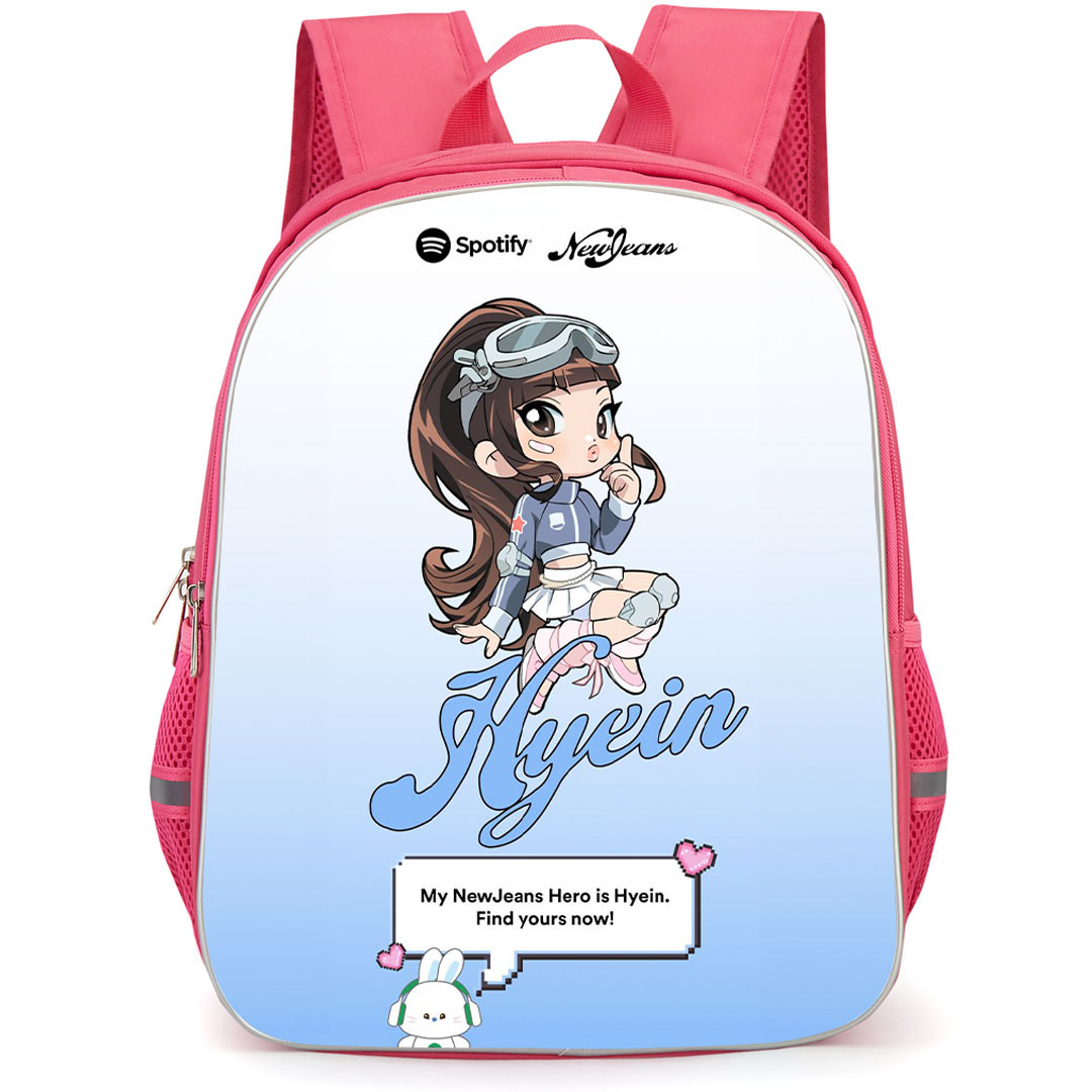 NewJeans Backpack StudentPack - NewJeans Spotify Hyein Playlist Poster