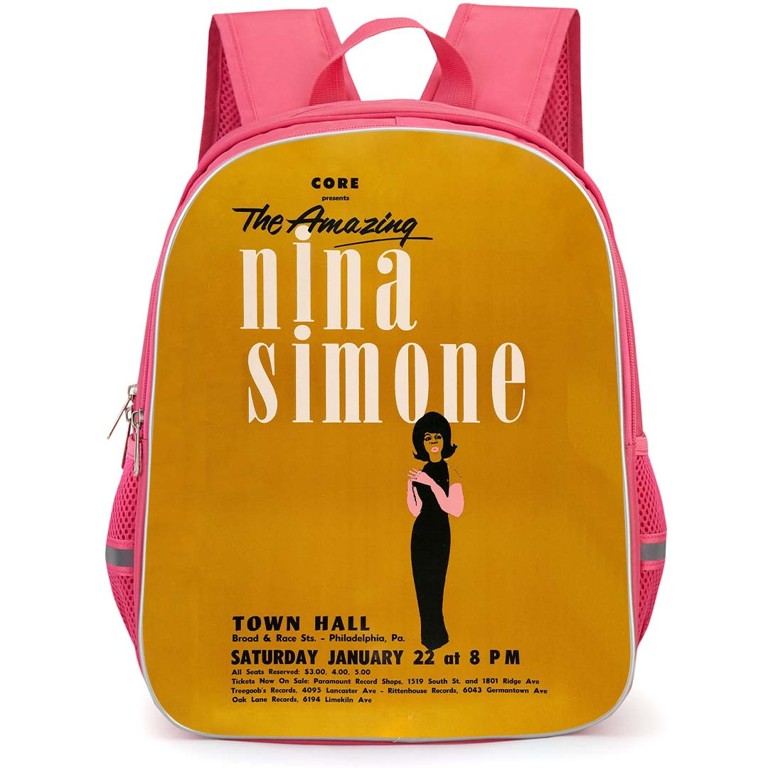 Nina Simone Backpack StudentPack - Nina Simone 1963 Concert Poster