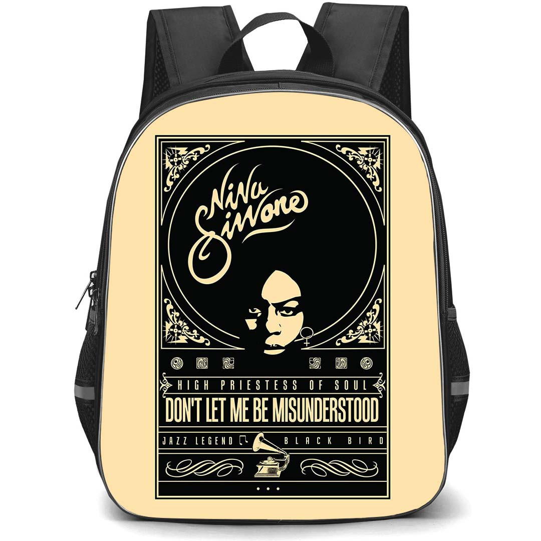 Nina Simone Backpack StudentPack - Nina Simone Jazz Legend Poster