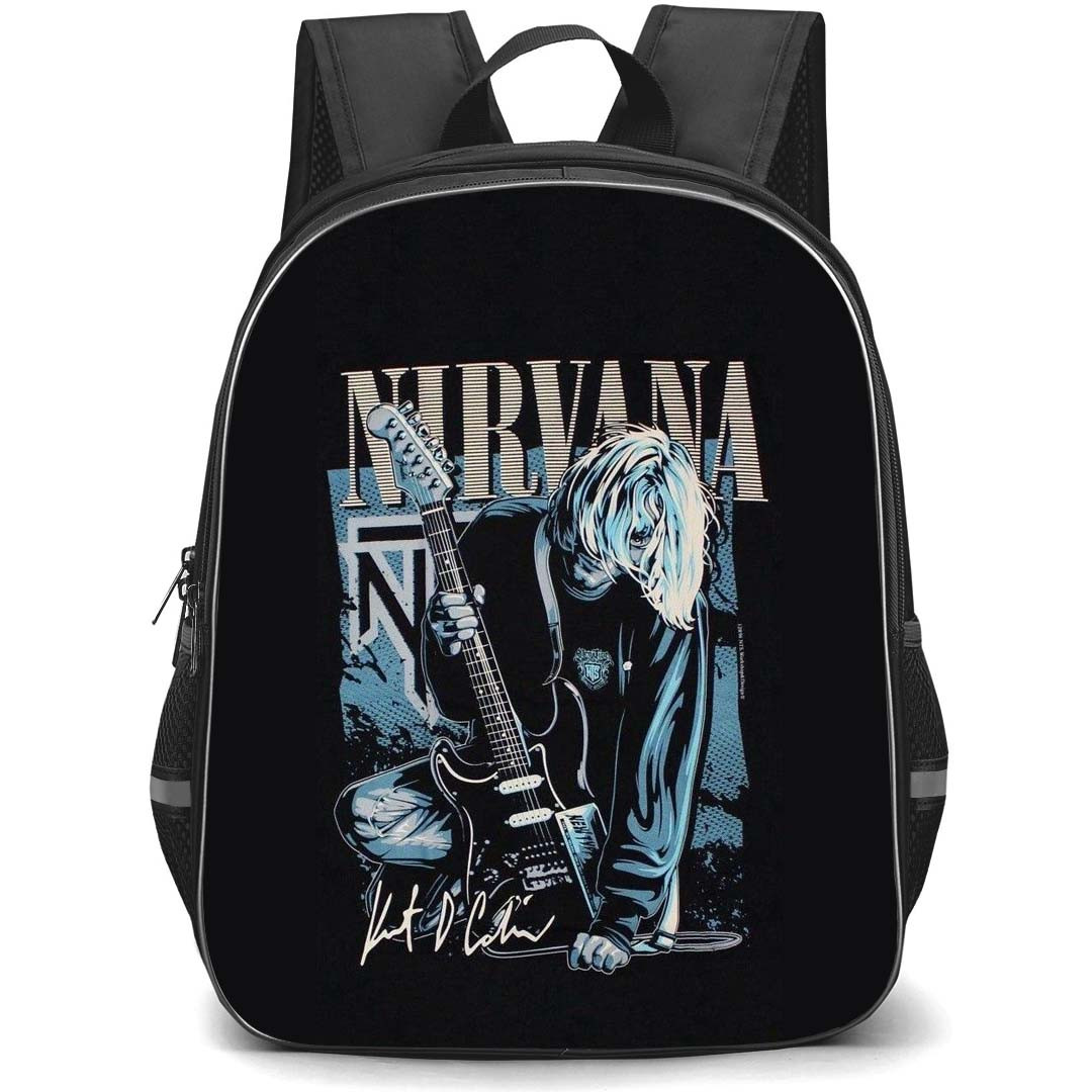 Nirvana Backpack StudentPack - Nirvana 3 Retro Vintage Rock Poster