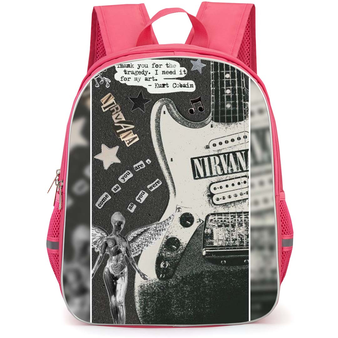 Nirvana Backpack StudentPack - Nirvana come As you Are As You Were Grayscale Poster
