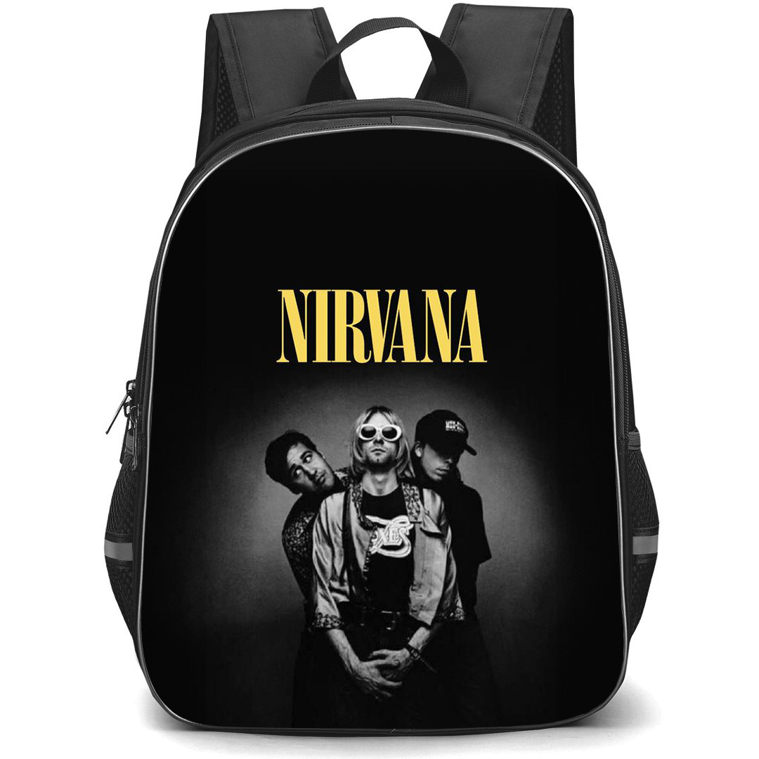 Nirvana Backpack StudentPack - Nirvana Greatest Hits Live Poster