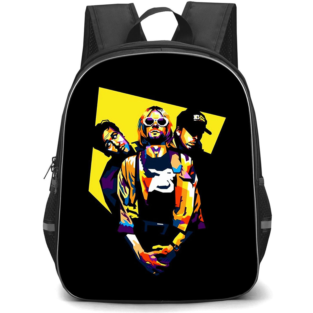 Nirvana Backpack StudentPack - Nirvana Smell Like Teen Spirit Wpap Art