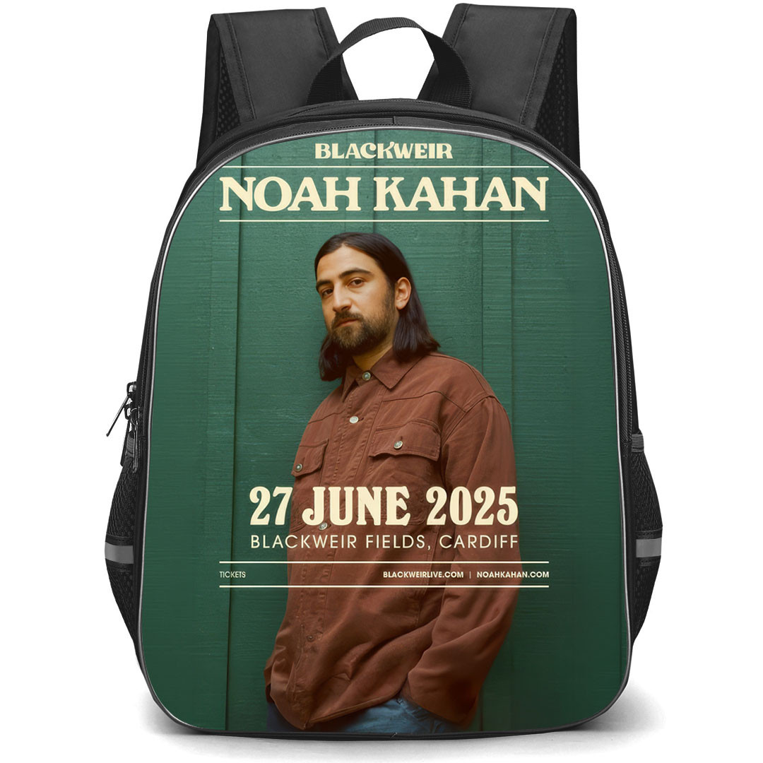 Noah Kahan Backpack School Bag StudentPack - Noah Kahan Blackweir Fields Concert Poster