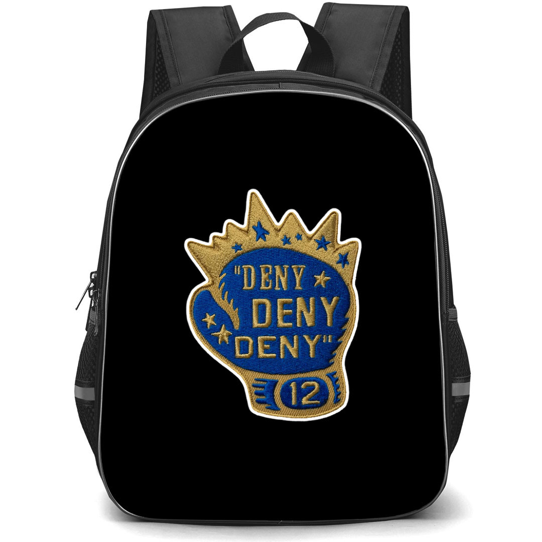 Noah Kahan Backpack School Bag StudentPack - Noah Kahan Deny Deny Deny Patch Sticker Art