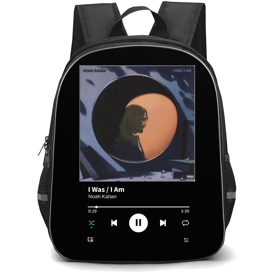 Noah Kahan Backpack School Bag StudentPack - Noah Kahan I Was / I Am Album Cover