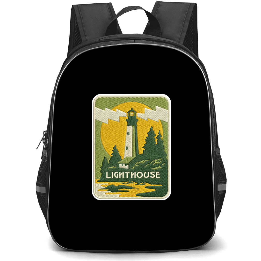 Noah Kahan Backpack School Bag StudentPack - Noah Kahan Lighthouse Patch Sticker Art