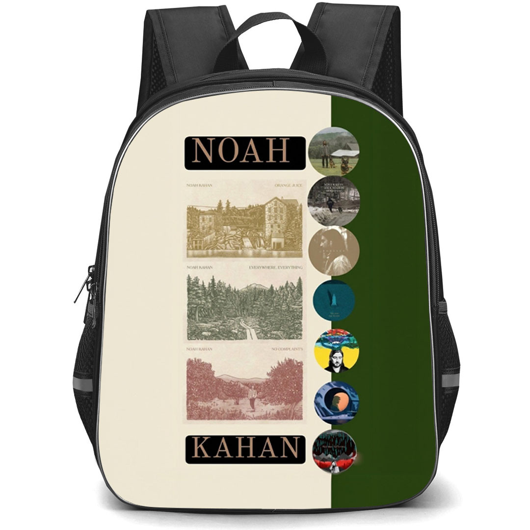 Noah Kahan Backpack School Bag StudentPack - Noah Kahan Orange Juice Collage