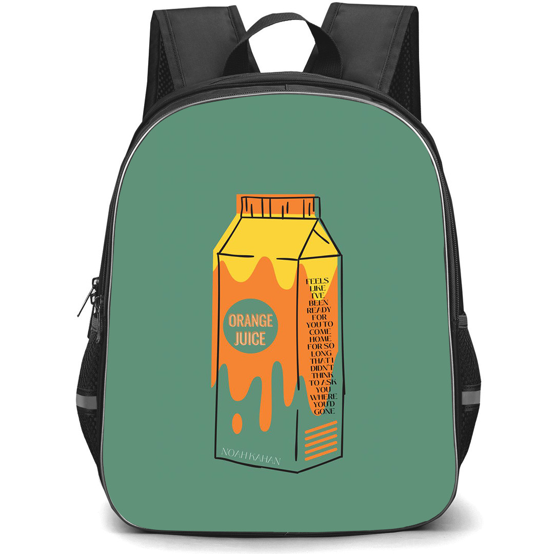 Noah Kahan Backpack StudentPack - Noah Kahan Orange Juice Song Poster Illustration