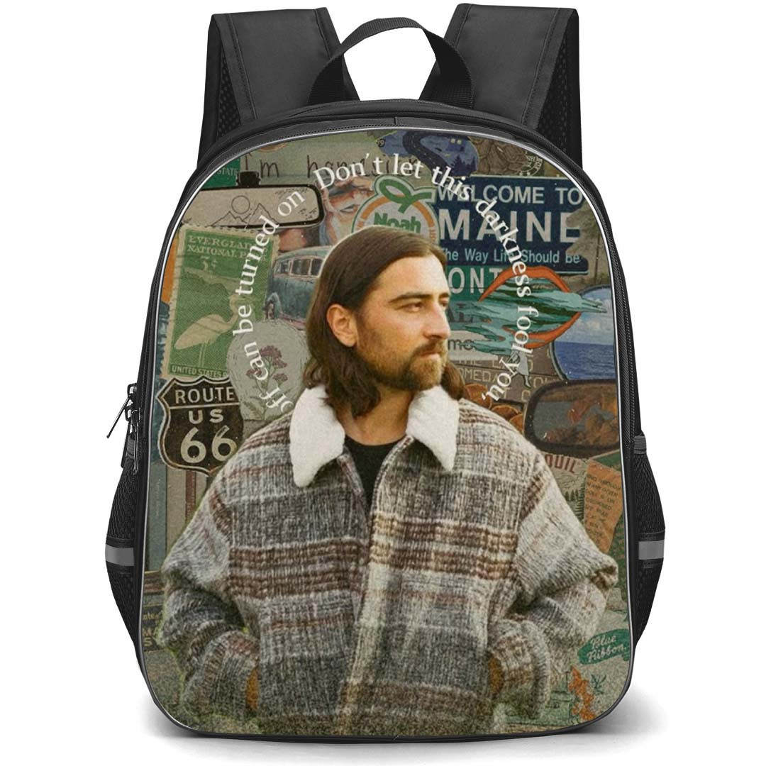 Noah Kahan Backpack School Bag StudentPack - Noah Kahan Plates Collage