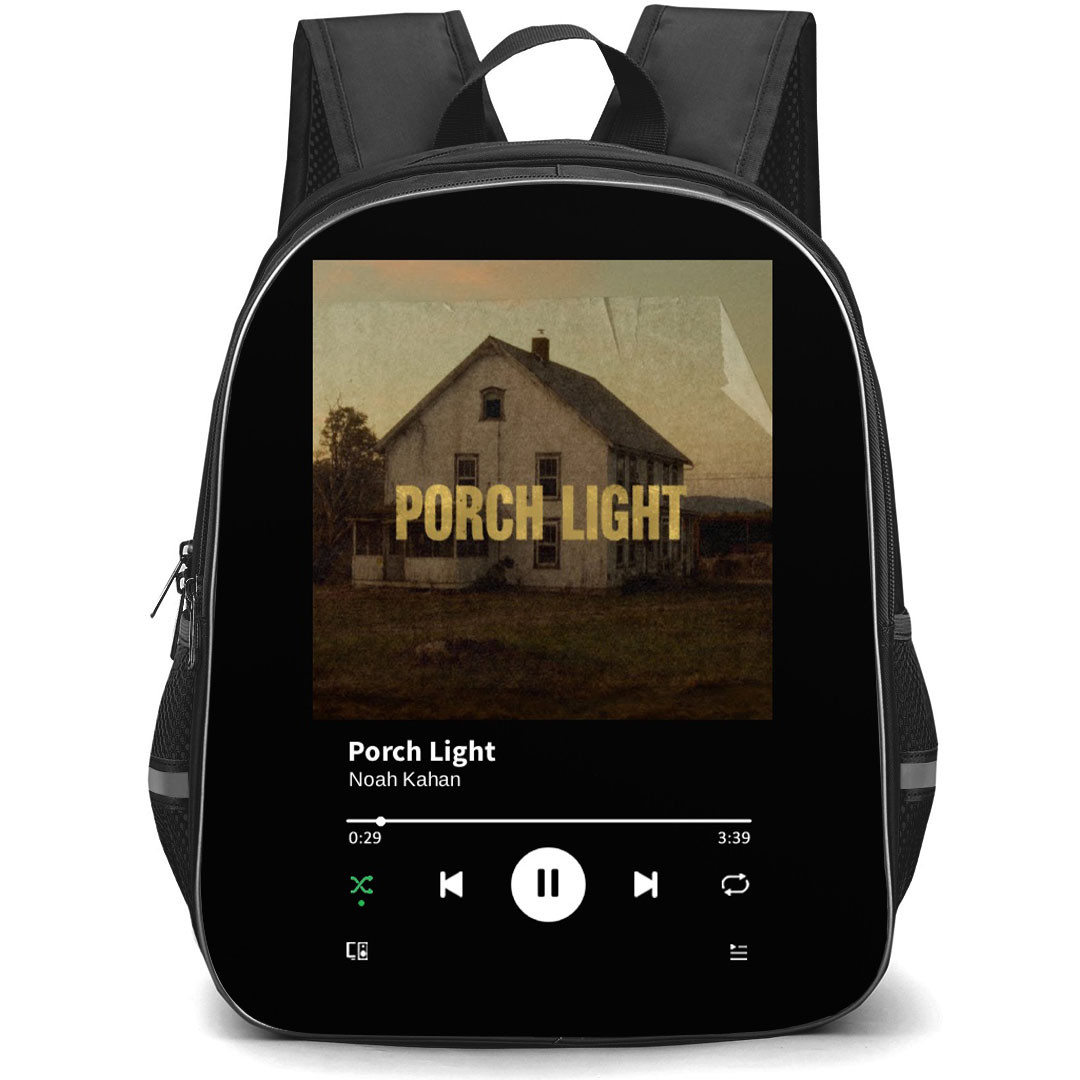 Noah Kahan Backpack School Bag StudentPack - Noah Kahan Porch Light Cover Art