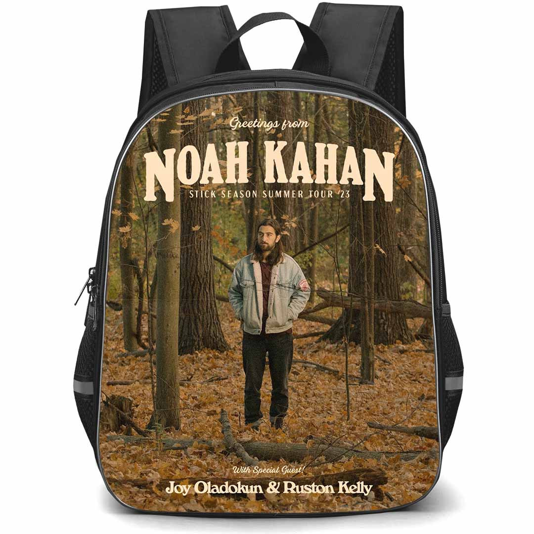 Noah Kahan Backpack StudentPack - Noah Kahan The Stick Season Summer Tour 2023 Poster