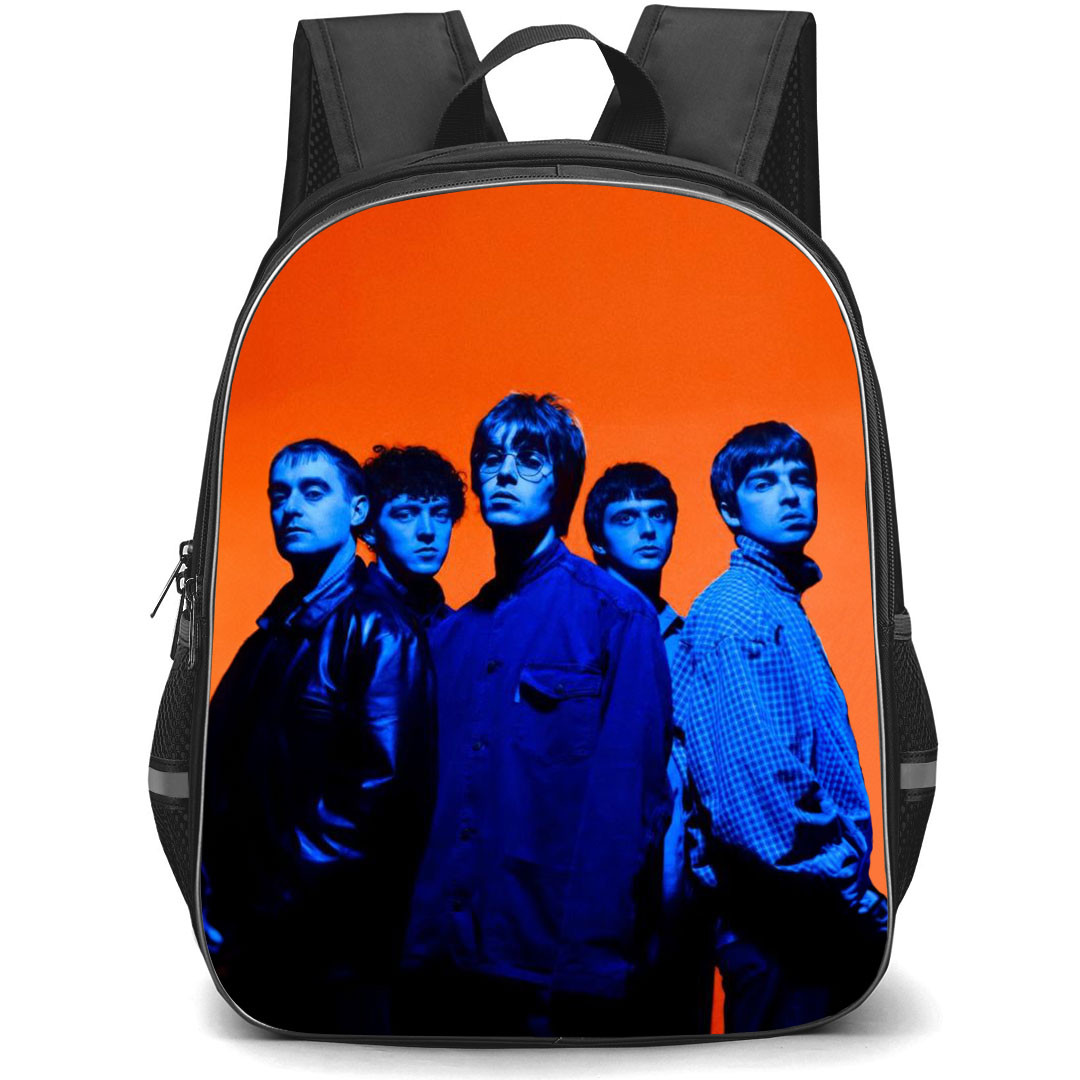 OASIS Backpack StudentPack - OASIS Band Member Standing On Orange Background