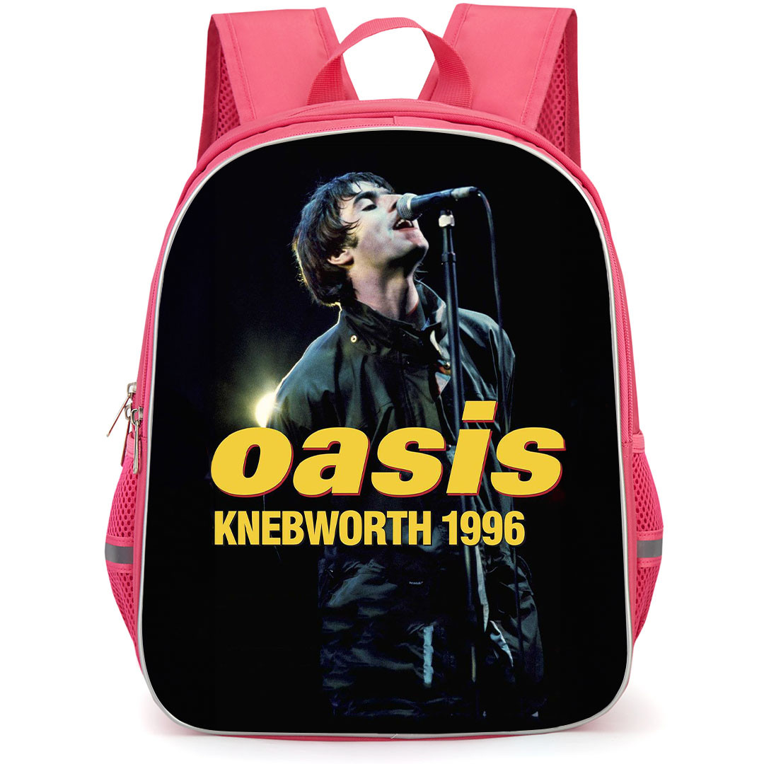 OASIS Liam Backpack StudentPack - OASIS Liam Gallagher Oasis Knebworth 1996 Poster