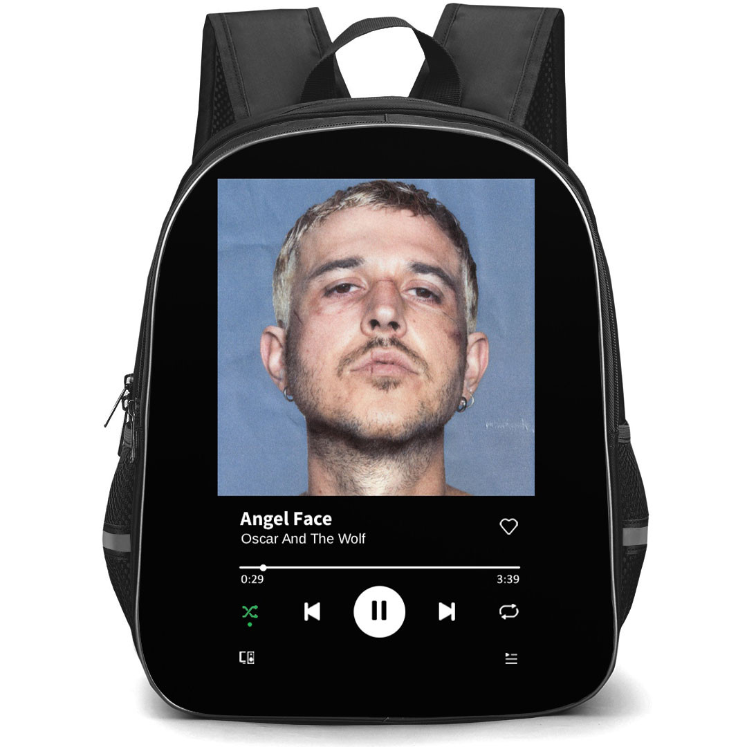 Oscar And The Wolf Backpack School Bag StudentPack - Oscar And The Wolf Angel Face Cover Art