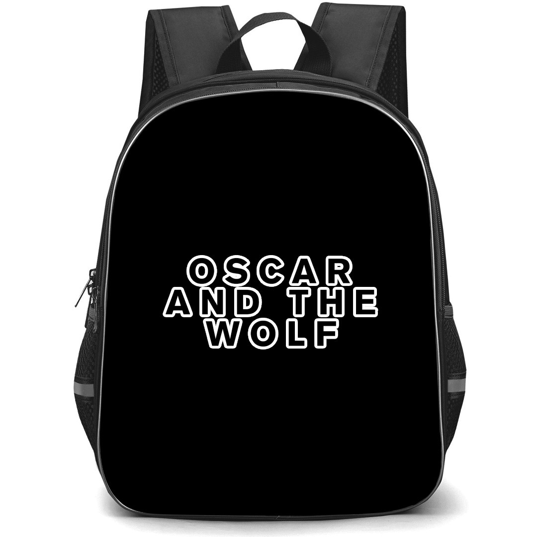 Oscar And The Wolf Backpack School Bag StudentPack - Oscar And The Wolf Grey Black Logo