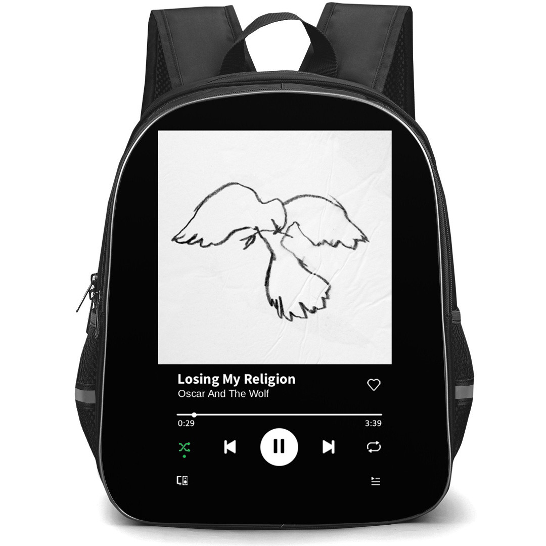 Oscar And The Wolf Backpack School Bag StudentPack - Oscar And The Wolf Losing My Religion Cover Art