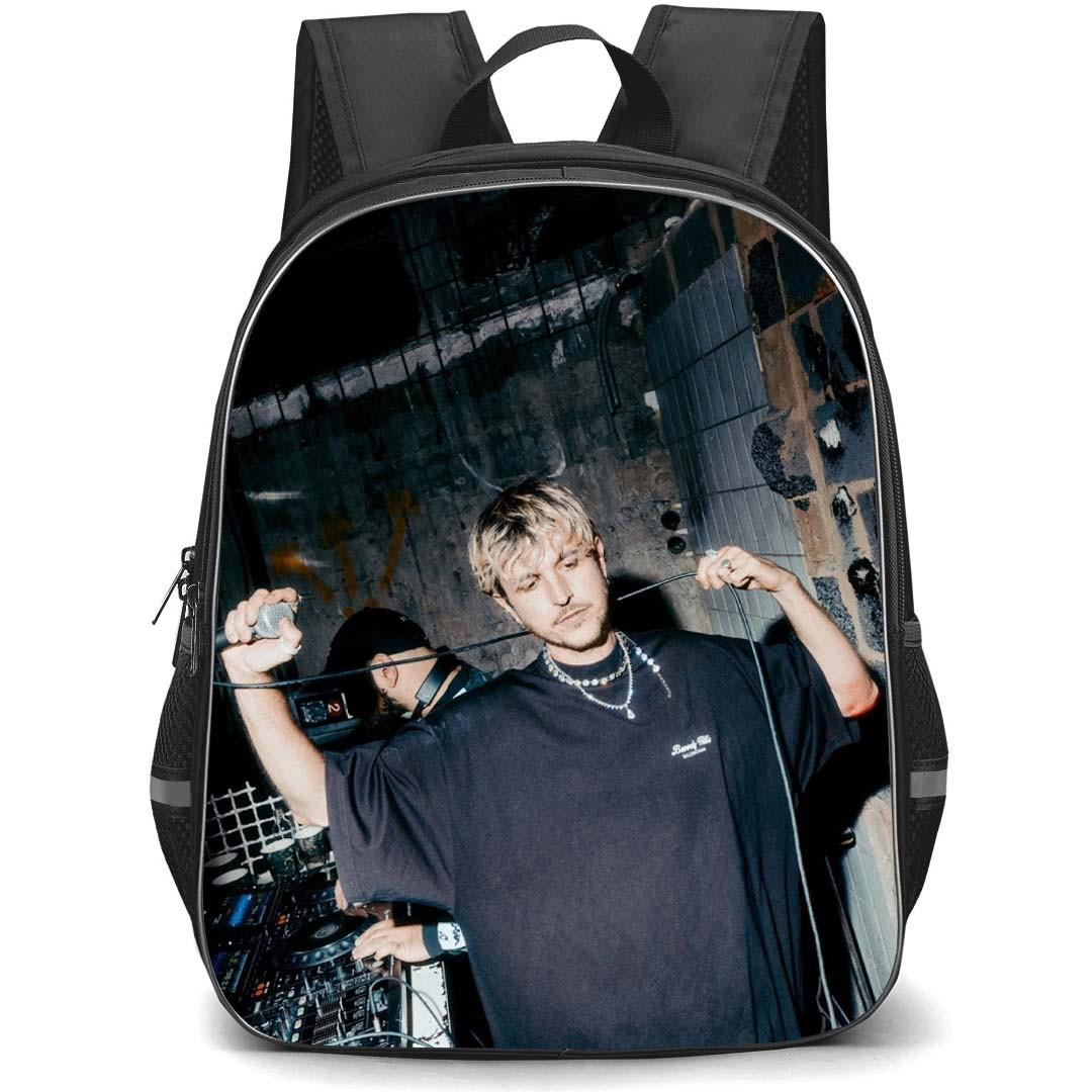 Oscar And The Wolf Backpack School Bag StudentPack - Oscar And The Wolf Portrait Holding Mic