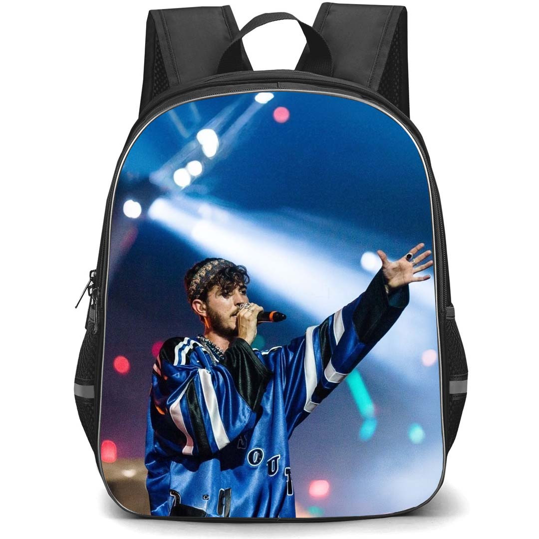 Oscar And The Wolf Backpack School Bag StudentPack - Oscar And The Wolf Singing Blue Background