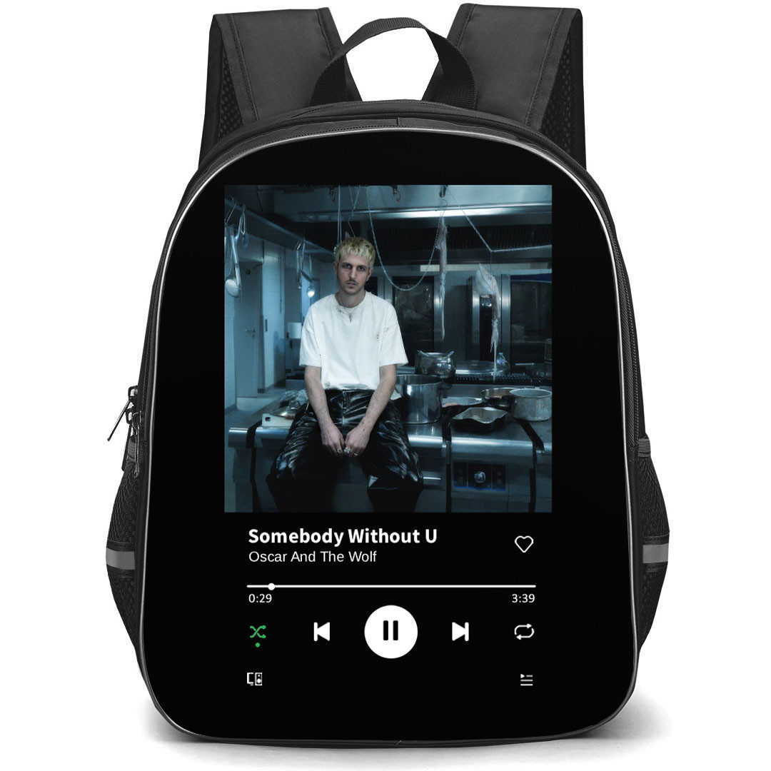 Oscar And The Wolf Backpack School Bag StudentPack - Oscar And The Wolf Somebody Without U Cover Art