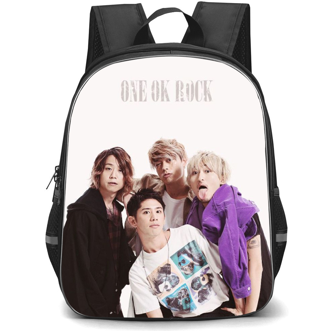 One Ok Rock Backpack School Bag StudentPack - Band Silly Portrait Poster