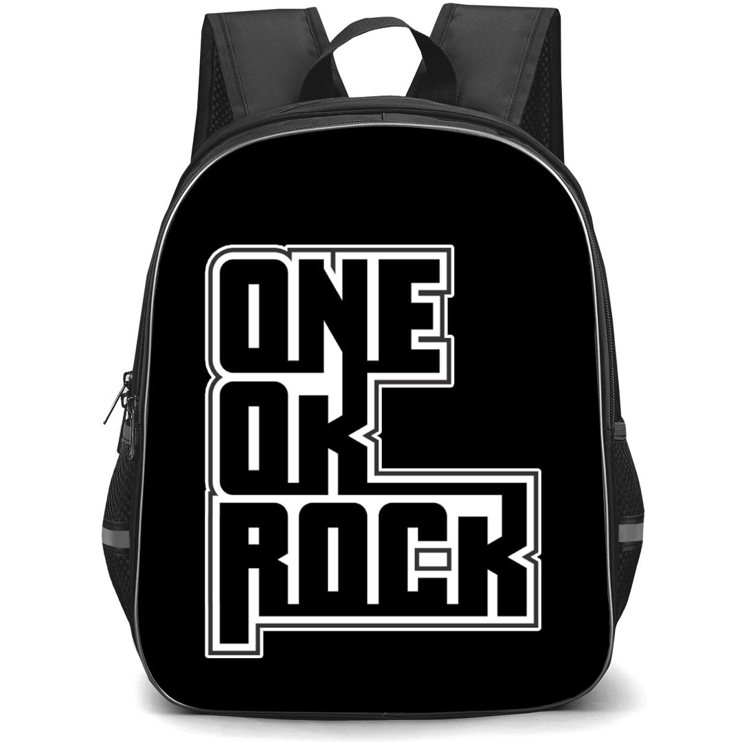 One Ok Rock Backpack School Bag StudentPack - Band Wordmark Logo Sticker