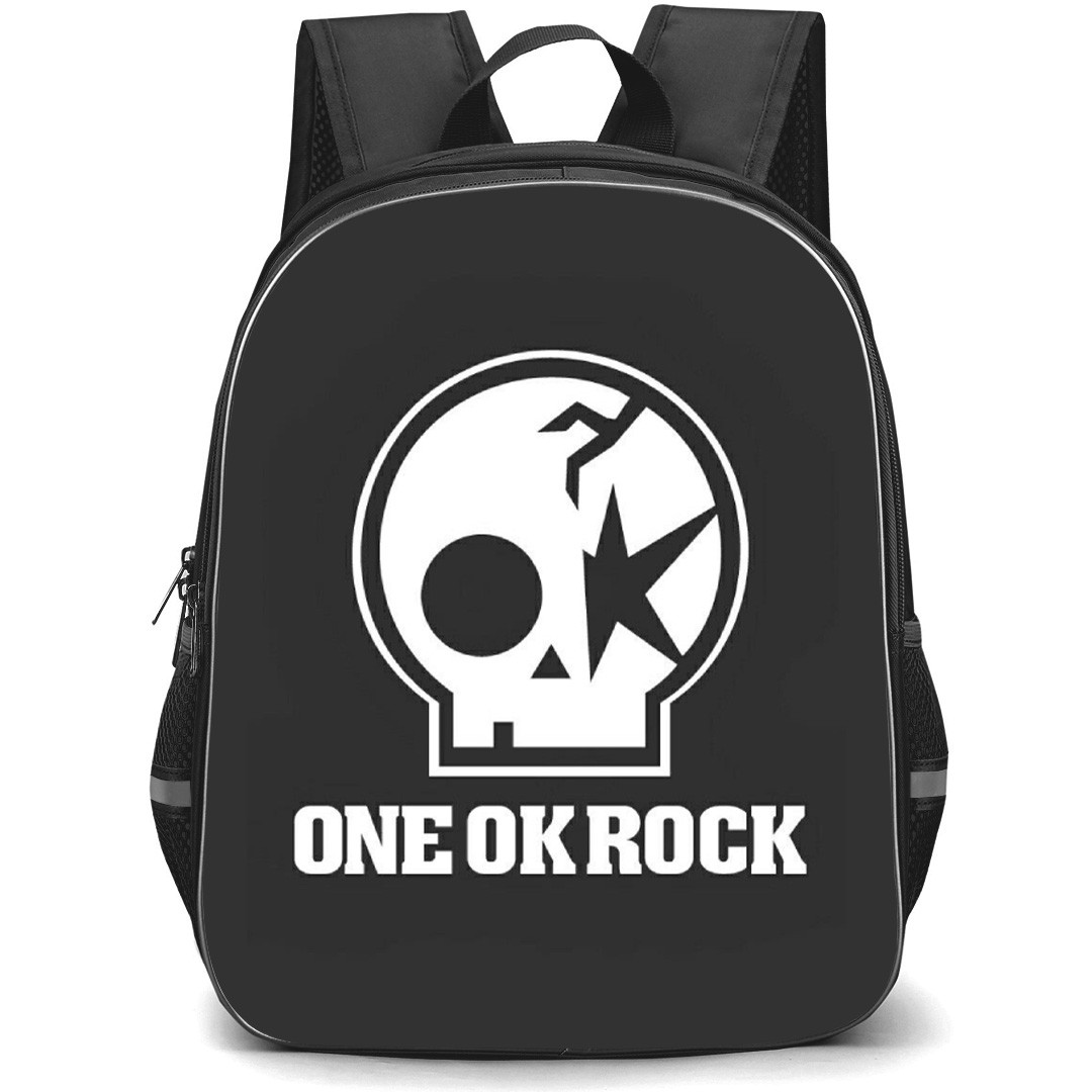 One Ok Rock Backpack School Bag StudentPack - Skull Crack Logo