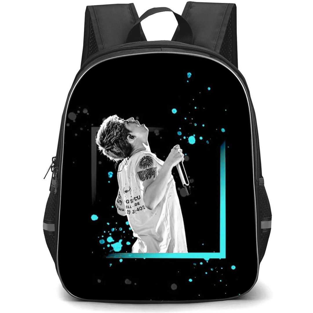 One Ok Rock Taka Backpack School Bag StudentPack - Taka Paint Splash Gray Portrait Poster