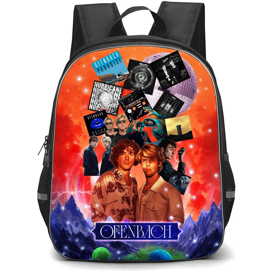 Ofenbach Backpack School Bag StudentPack - Ofenbach Album Collage