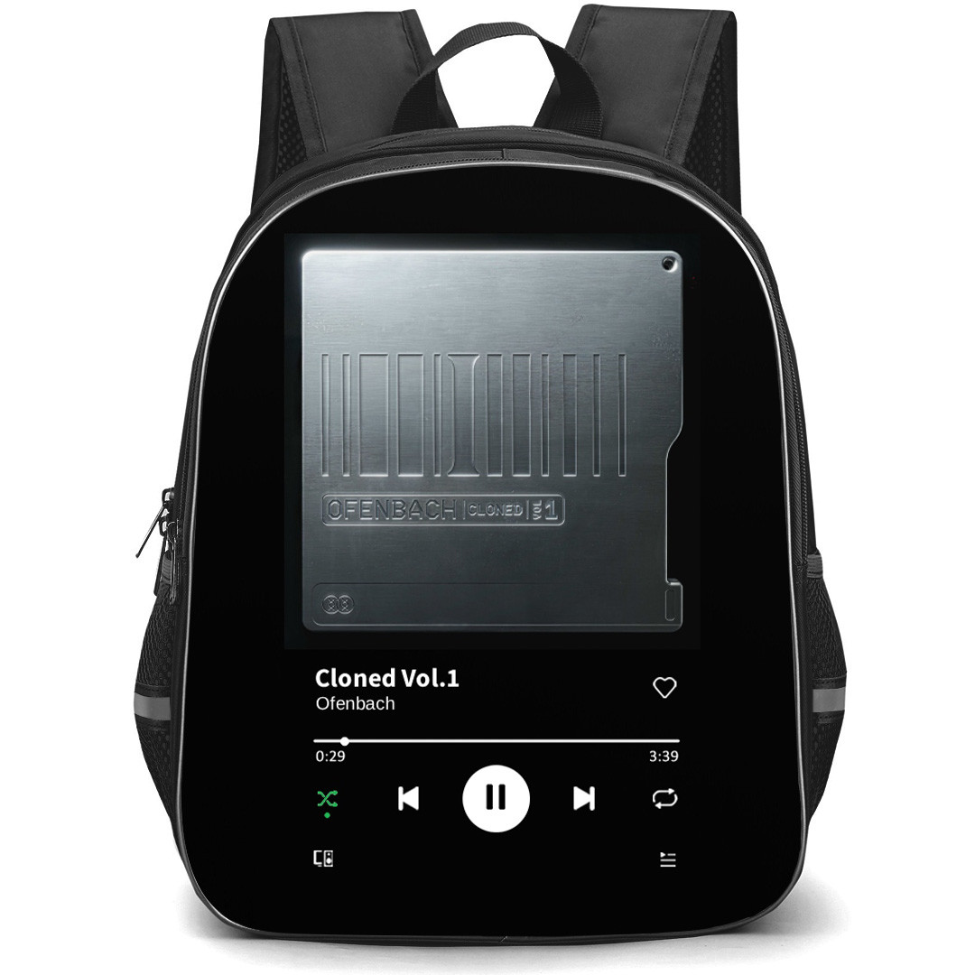 Ofenbach Backpack School Bag StudentPack - Ofenbach Cloned Vol.1 Album Cover
