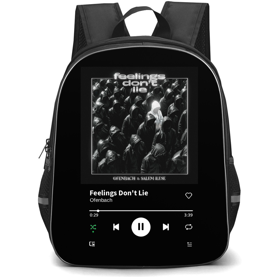 Ofenbach Backpack School Bag StudentPack - Ofenbach Feeling Don't Lie Album Cover