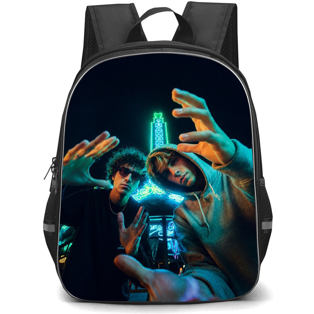 Ofenbach Backpack School Bag StudentPack - Ofenbach Hands Out Neon Sign Background