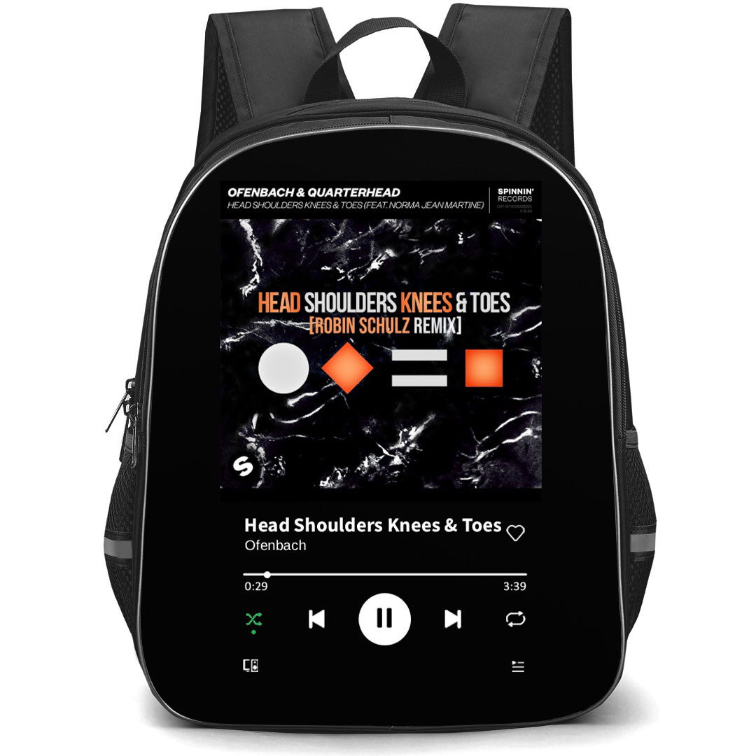Ofenbach Backpack School Bag StudentPack - Ofenbach Head Shoulders Knees & Toes Album Cover