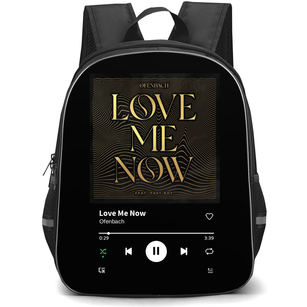 Ofenbach Backpack School Bag StudentPack - Ofenbach Love Me Now Album Cover